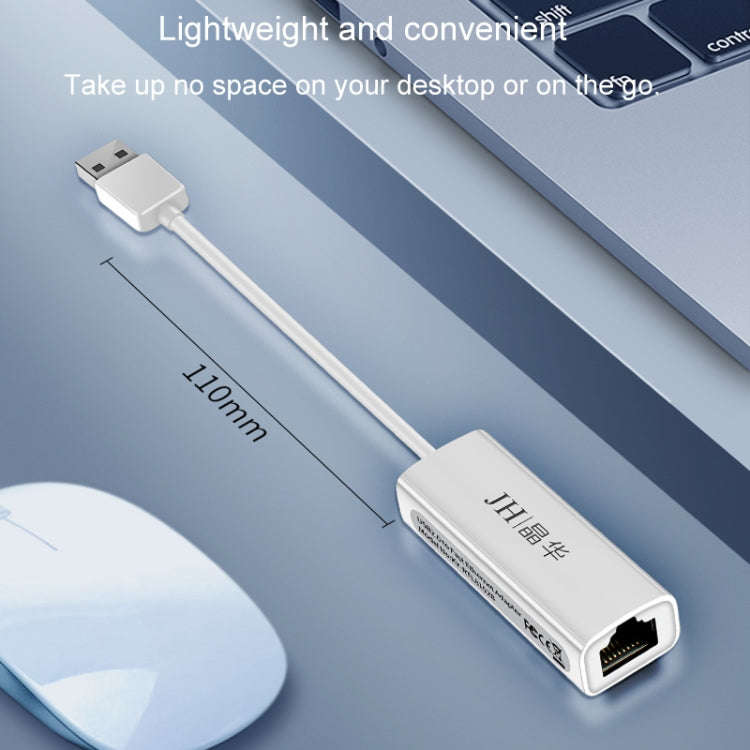 JINGHUA Z310 USB2.0 To RJ45 100Mbps Network Card Network Interface Box Laptop Network Card Free D...