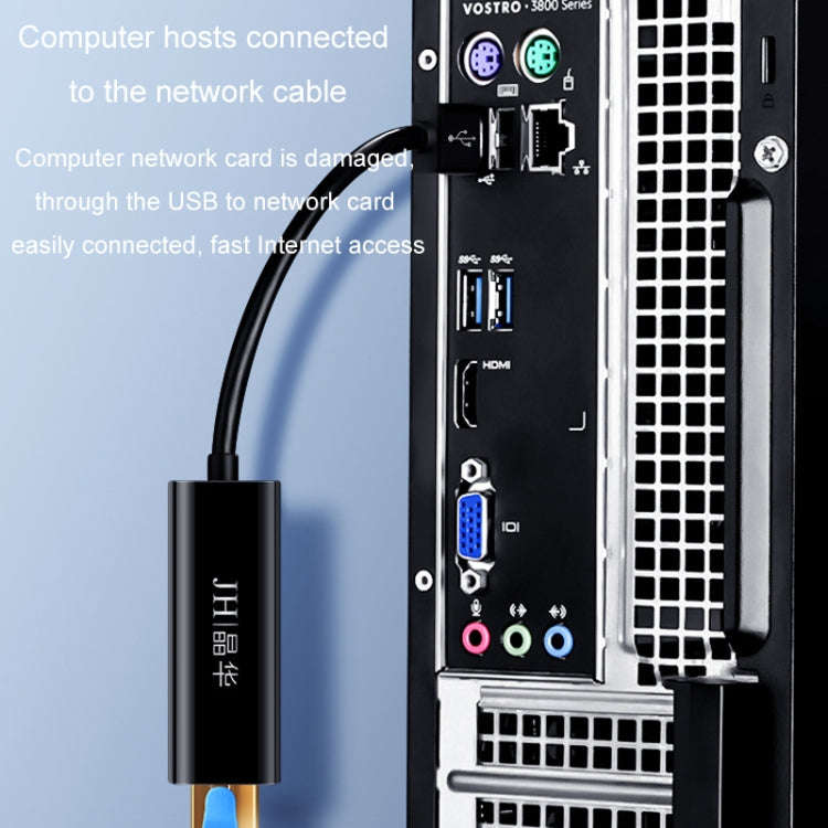 JINGHUA Z310 USB2.0 To RJ45 100Mbps Network Card Network Interface Box Laptop Network Card Free D...