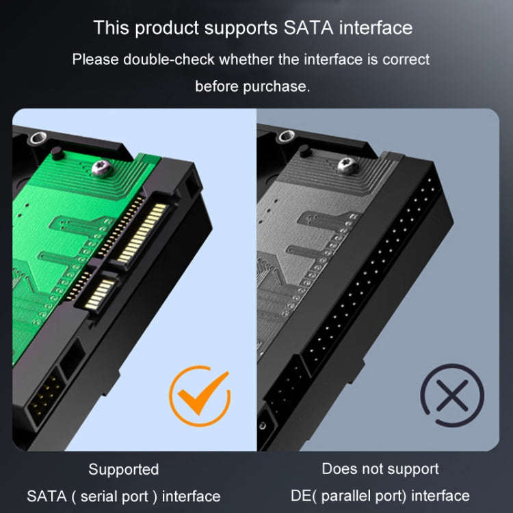 JINGHUA USB3.0 To SATA HDD Adapter Cable For 2.5/3.5 Inch External HDD SSD Hard Drive(30cm)