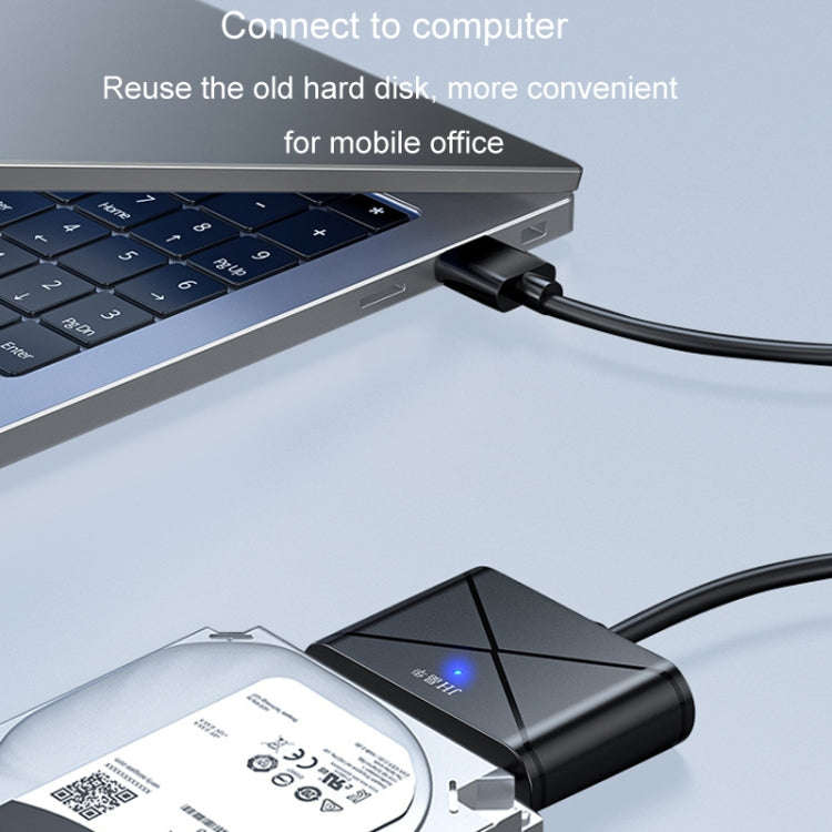 JINGHUA USB3.0 To SATA HDD Adapter Cable For 2.5/3.5 Inch External HDD SSD Hard Drive(30cm)