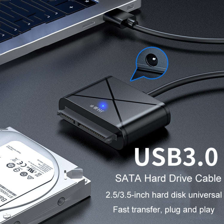 JINGHUA USB3.0 To SATA HDD Adapter Cable For 2.5/3.5 Inch External HDD SSD Hard Drive(30cm)