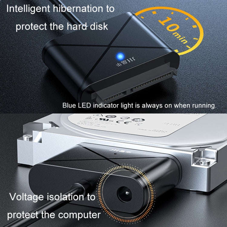 JINGHUA USB3.0 To SATA HDD Adapter Cable For 2.5/3.5 Inch External HDD SSD Hard Drive(30cm)