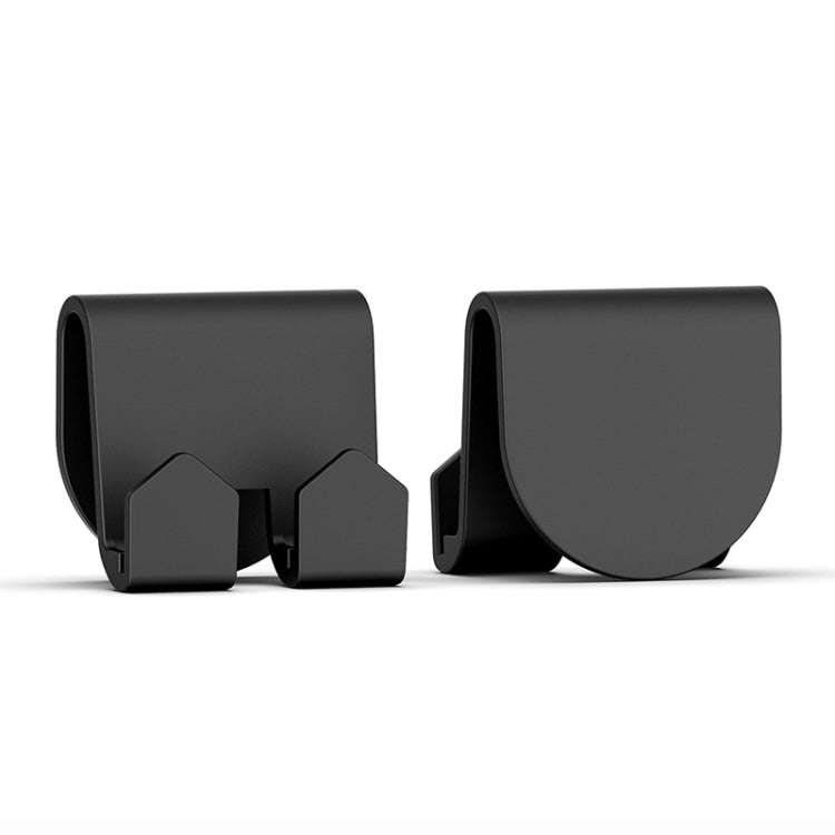 For Tesla Model 3/Y 2pcs Rear Seat Headrest Plastic Hook(Black)