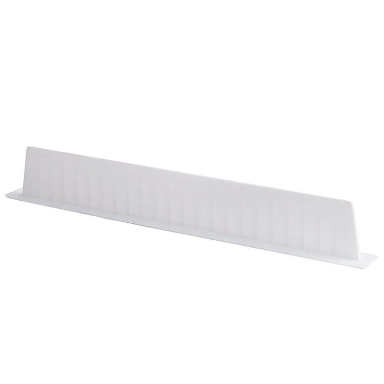 Silicone Kitchen Sink Splash Guard Countertop Water Blocking Splashback(White)