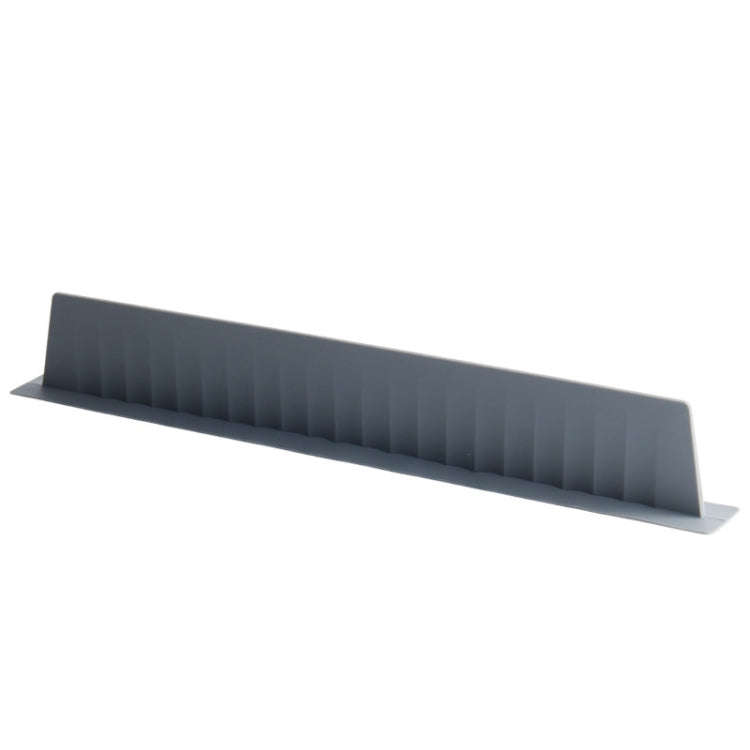 Silicone Kitchen Sink Splash Guard Countertop Water Blocking Splashback(Deep Gray)
