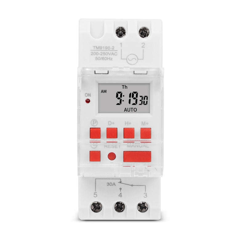 SINOTIMER TM919B-3 24V 30A Programmable Digital Timer Switch Automatic Cycle Timing Controller