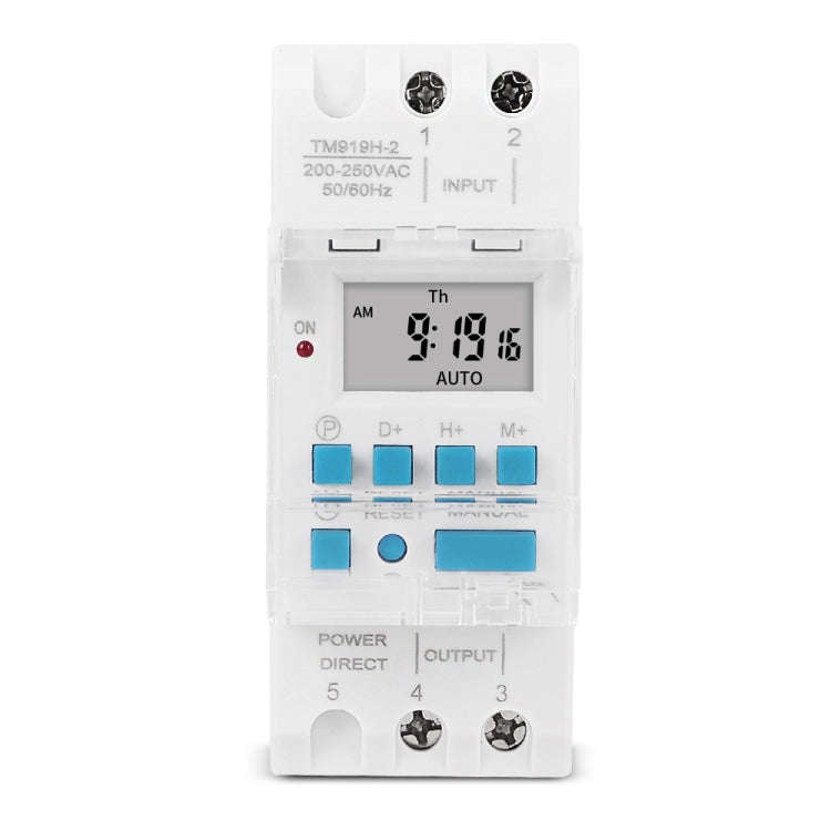 SINOTIMER TM919H-4 12V 16A DIN Rail 4 Pins Voltage Output Digital Switch Timer Automatic Cycle Ti...
