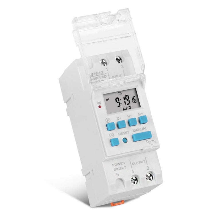 SINOTIMER TM919H-4 12V 16A DIN Rail 4 Pins Voltage Output Digital Switch Timer Automatic Cycle Ti...
