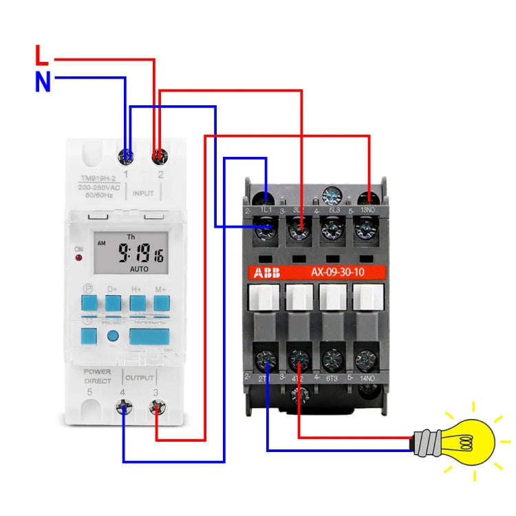 SINOTIMER TM919H-4 12V 16A DIN Rail 4 Pins Voltage Output Digital Switch Timer Automatic Cycle Ti...