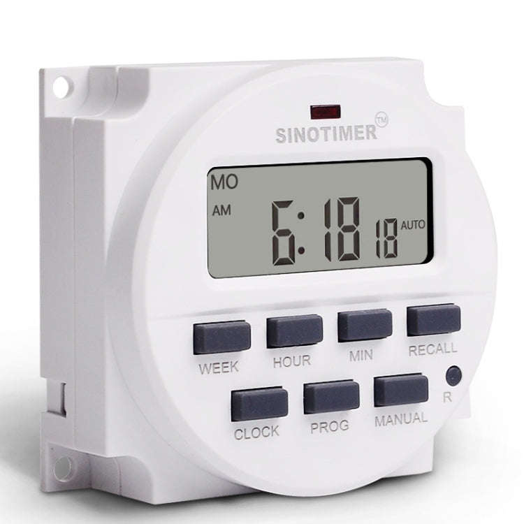 SINOTIMER Programmable Timer Switch Time Controller, Model: TM618H-3 24V
