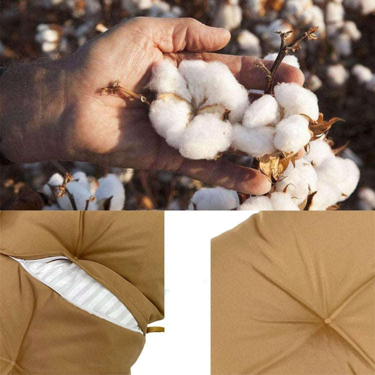 90x120cm Outdoor Waterproof Thickened Soft Hanging Basket Rattan Chair Cushion(Dark Gray)