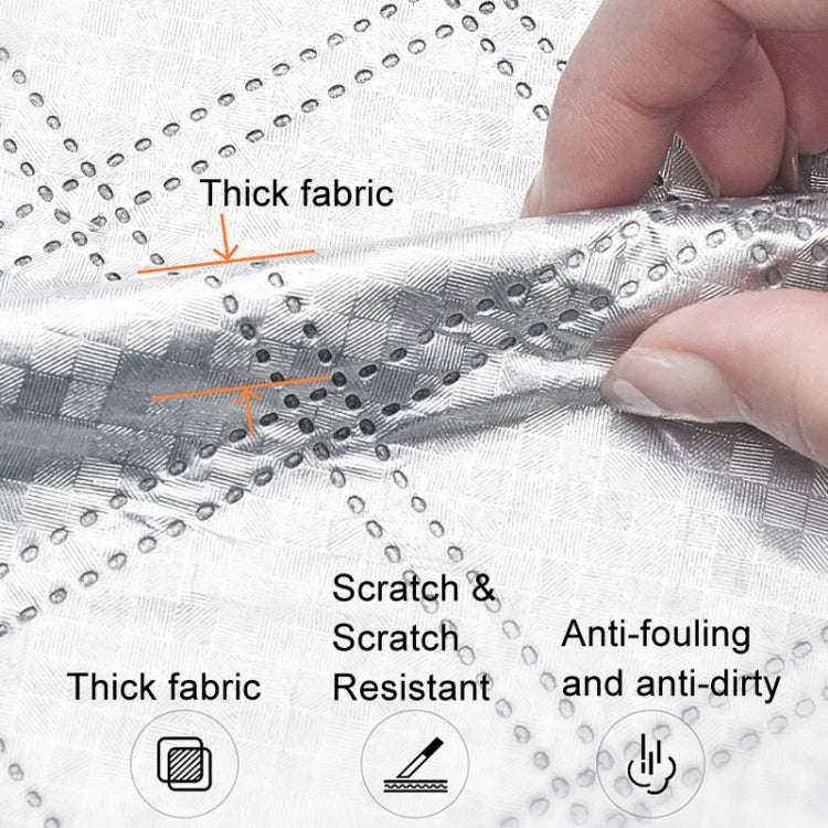 Car Snow Cover Anti-freezing Frost Cover Winter Thickened Car Clothes Blocking Cloth, Style: Full...