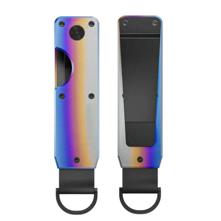 Compact Key Organizer Metal Key Chain Can Hold 2-6 Keys Gradient Color
