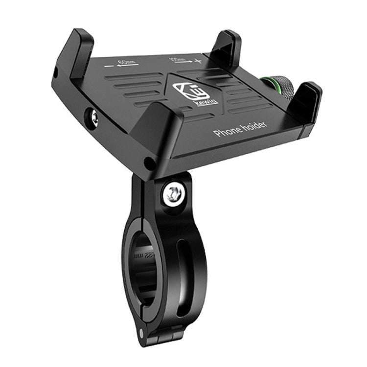 Kewig M7 Bicycle 4 Claws Aluminum Navigational Bracket Outdoor Cycling Cell Phone Holder(Black)