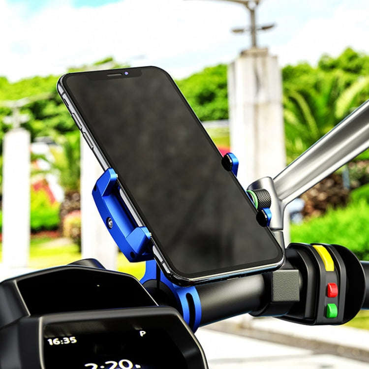Kewig M7 Bicycle 4 Claws Aluminum Navigational Bracket Outdoor Cycling Cell Phone Holder(Silver)