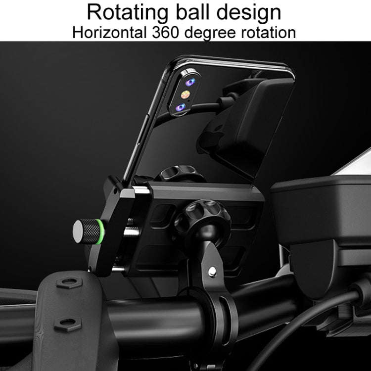Kewig M7 Bicycle 4 Claws Aluminum Navigational Bracket Outdoor Cycling Cell Phone Holder(Silver)