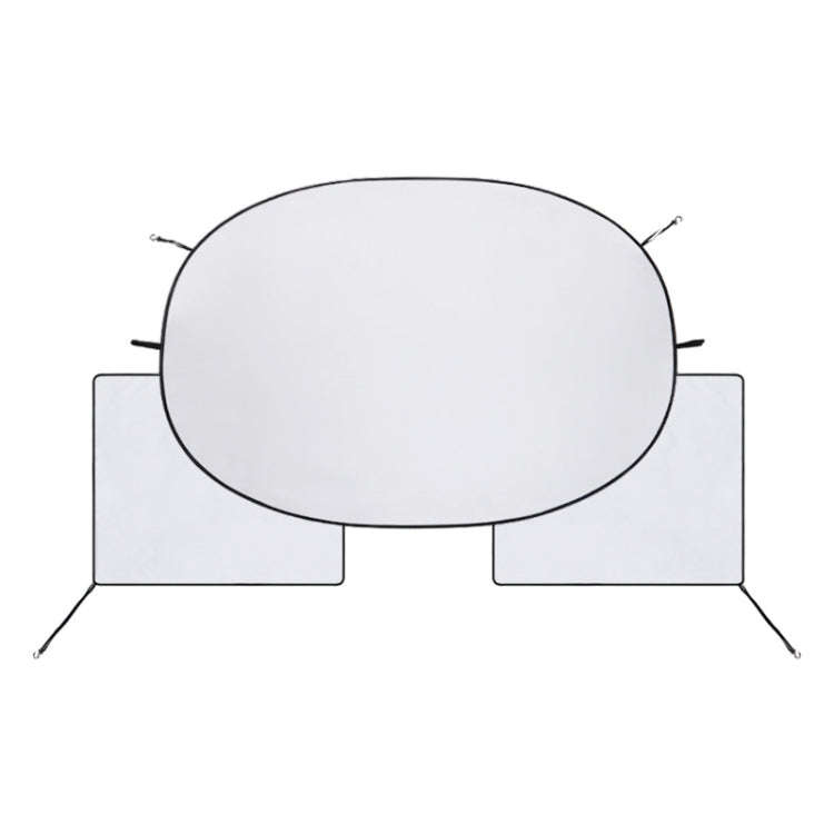 Car Sunshade Front Cover Sunscreen Heat Shield(Silver Vinyl)