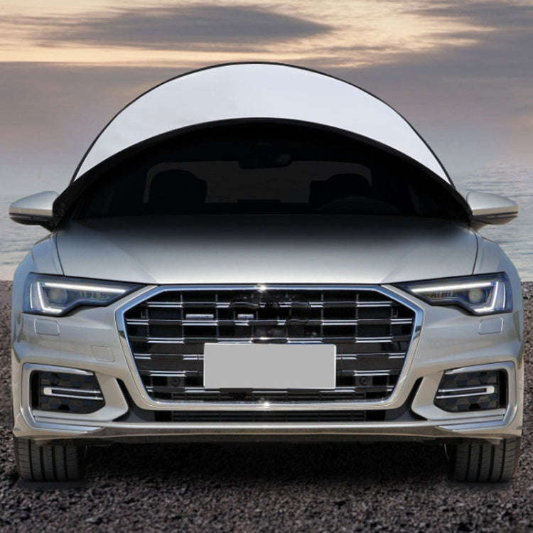 Car Sunshade Front Cover Sunscreen Heat Shield(Silver Vinyl)