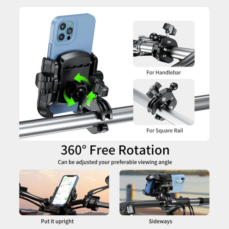 Kewig Electrical Bike Vigorously Clip Base Bracket Outdoor Cycling Cell Phone Navigation Holder, ...
