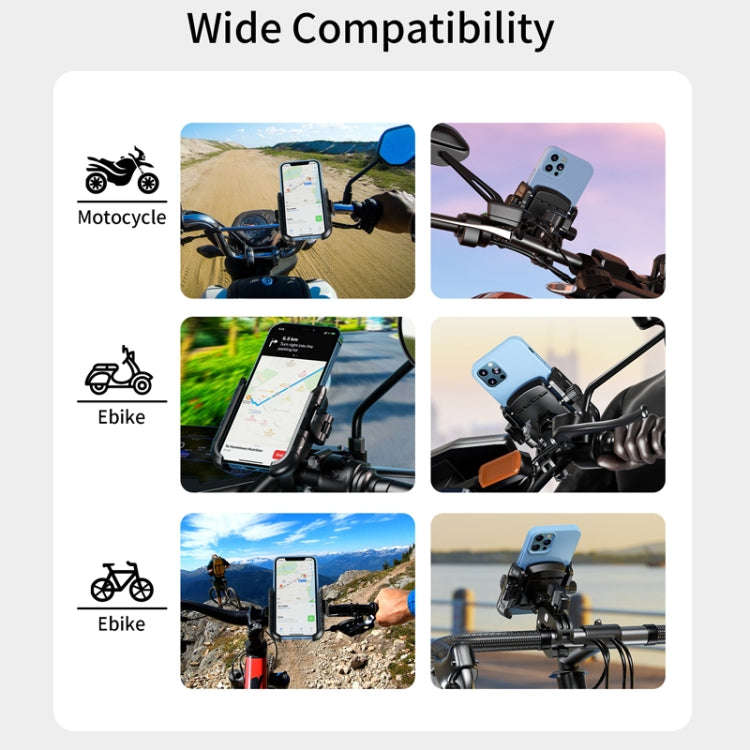 Kewig Electrical Bike Vigorously Clip Base Bracket Outdoor Cycling Cell Phone Navigation Holder, ...