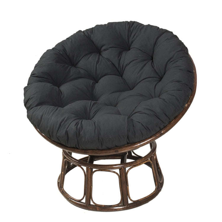 130x130cm Multifunctional Round Thickened Soft Hammock Cradle Cushion(Black)