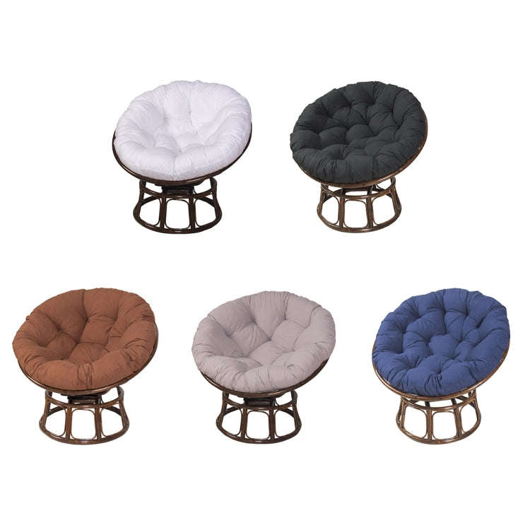 130x130cm Multifunctional Round Thickened Soft Hammock Cradle Cushion(Coffee)