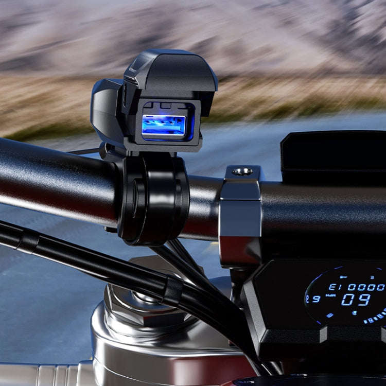 Kewig Motorcycle Phone Charger Outdoor Riding Fast Charging Waterproof USB Charging Stand, Model:...