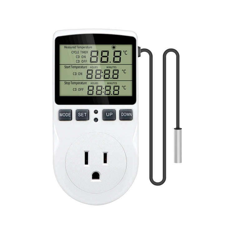 Intelligent Digital Thermostat Countdown Temperature Control Switch Socket Timing Temperature Con...