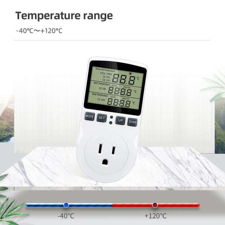 Intelligent Digital Thermostat Countdown Temperature Control Switch Socket Timing Temperature Con...