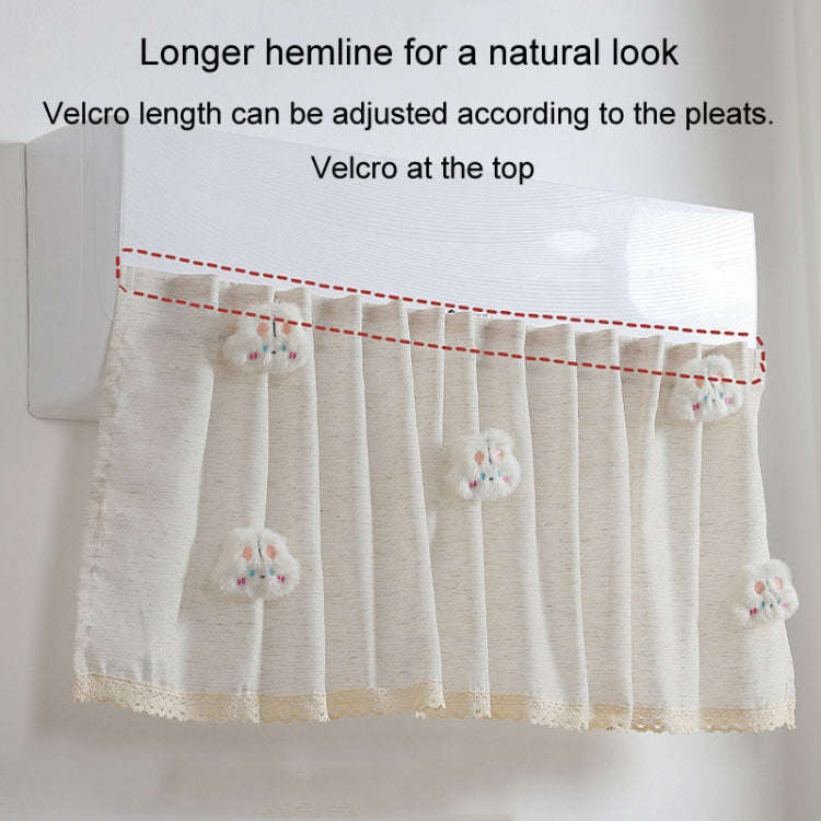 Air Conditioner Windshield Anti-Direct Blow Baby Windshield Curtain Dust Cover, Model: No Cartoon