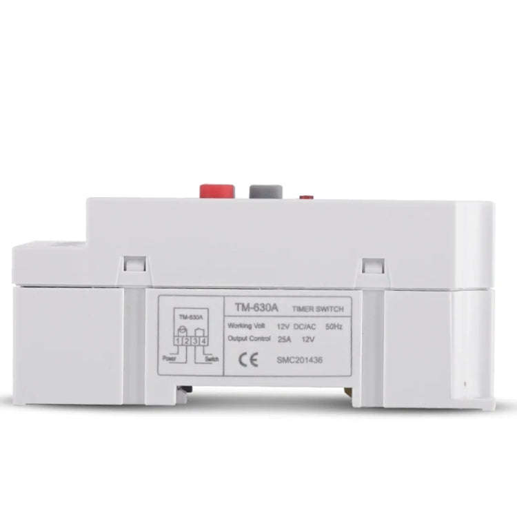 SINOTIMER  TM630A-4  12V DC Timer Switch Din Rail Digital Weekly Programmable Time Relay