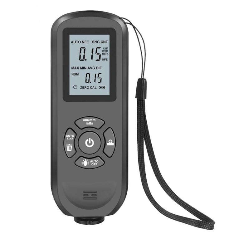 HW-300S High Precision Coating Thickness Gauge Anti-skid Paint Film Gauge(Black Vertical Screen)