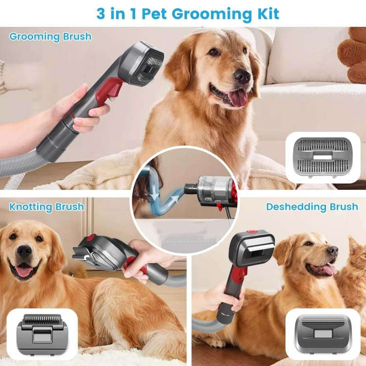 For Dyson V7 V8 V10 V11 V15 Pet 3 In 1 Grooming Suction Head Set Without Hose
