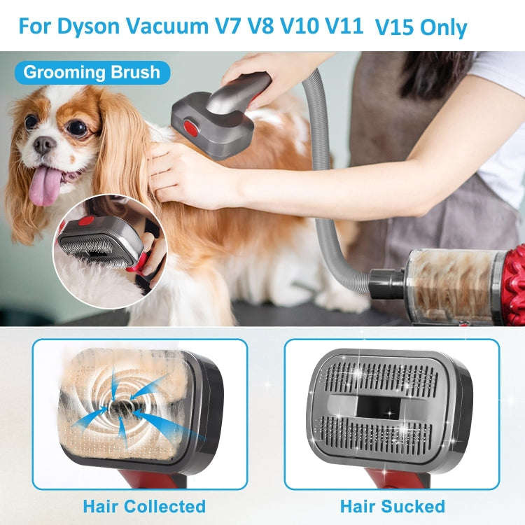 For Dyson V7 V8 V10 V11 V15 Pet 3 In 1 Grooming Suction Head Set Without Hose