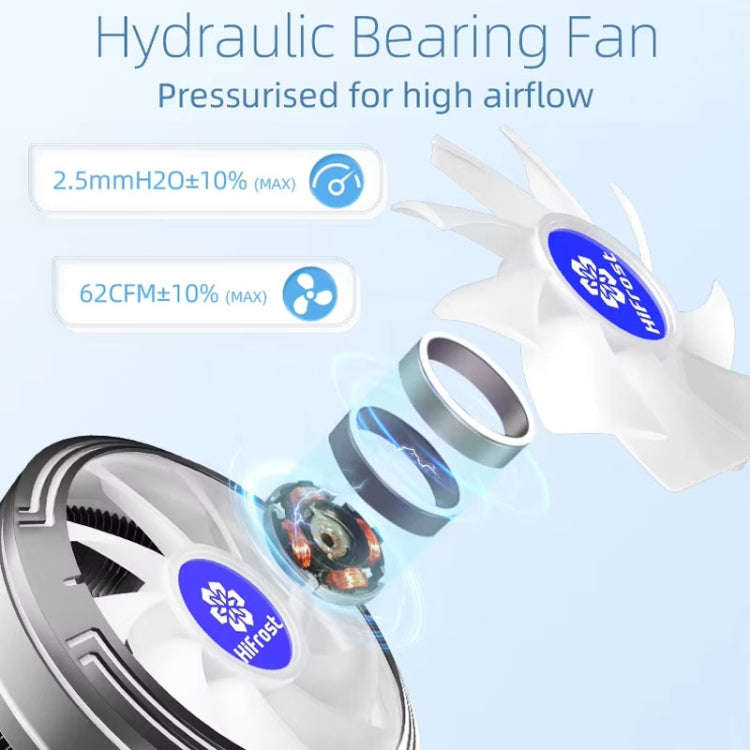 COOLMOON Ice Blade W120 LED Colorful Light 4Pin Cooler Desktop CPU Cooling Fan