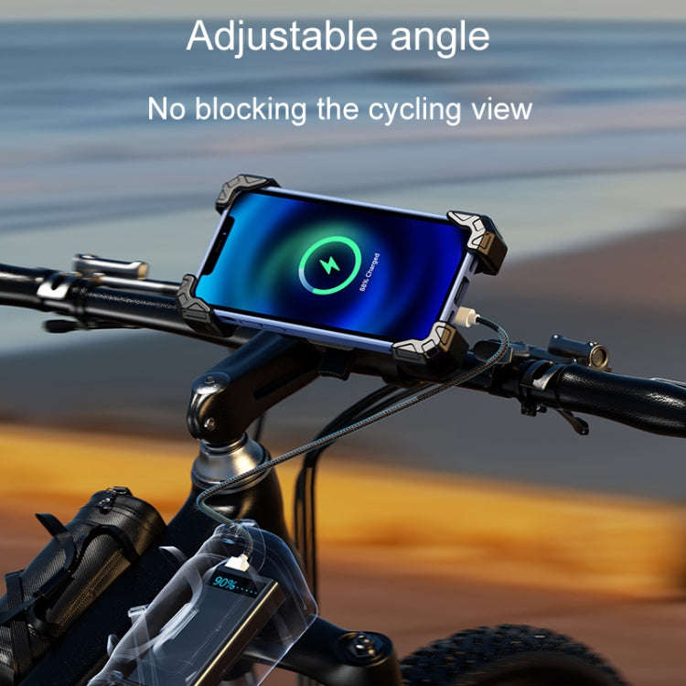 Kewig Motorcycle Navigation Phone Holder Outdoor Riding Charging Bracket, Model: M11-G2-A1