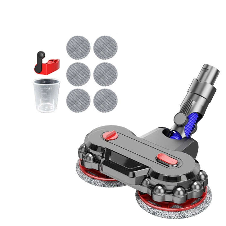 For Dyson V6 / DC62  Vacuum Cleaner Electric Mop Head with Detachable Water Tank and 6 Mop Pads