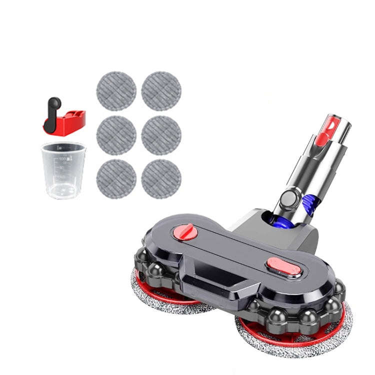 For Dyson V10 Slim / V12  Vacuum Cleaner Electric Mop Head with Detachable Water Tank and 6 Mop Pads