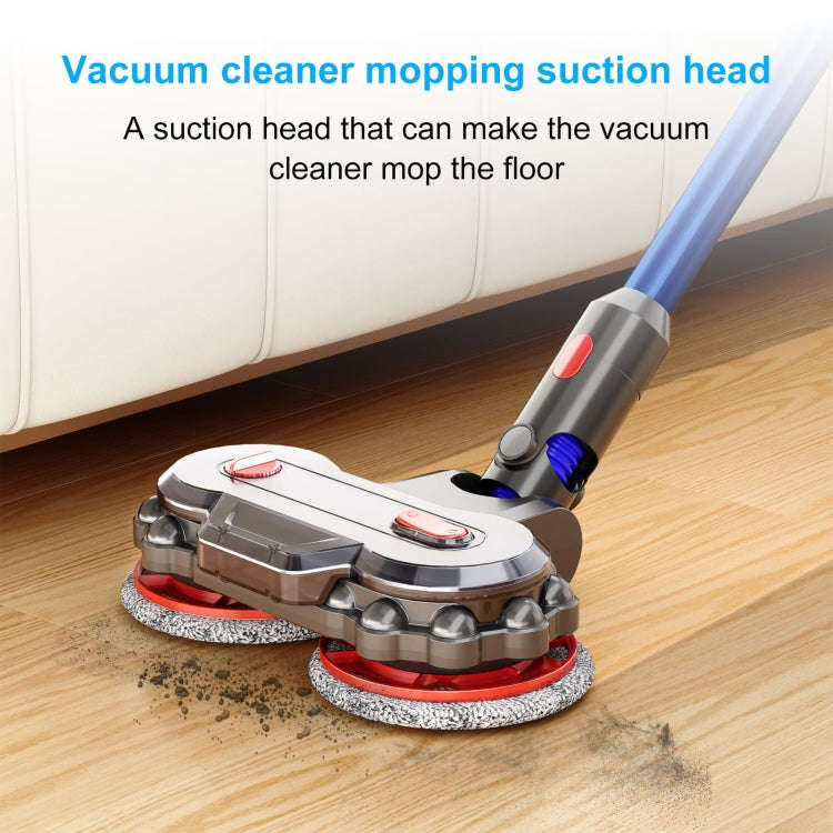 For Dyson V6 / DC62  Vacuum Cleaner Electric Mop Head with Detachable Water Tank and 6 Mop Pads