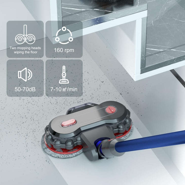 For Dyson V6 / DC62  Vacuum Cleaner Electric Mop Head with Detachable Water Tank and 6 Mop Pads
