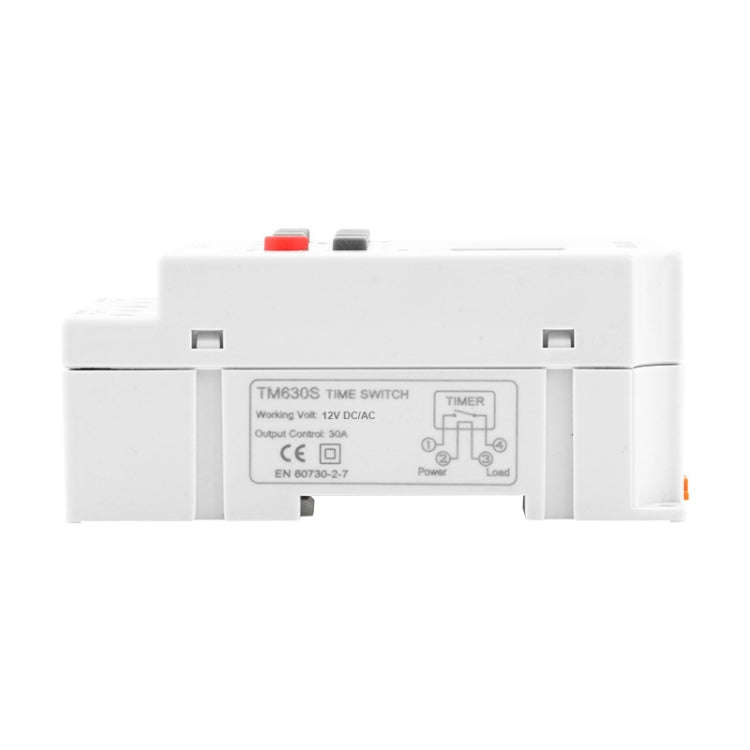 SINOTIMER TM630S-4 12V 30A Timer Switch 1 Second Interval Weekly Programmable Time Relay