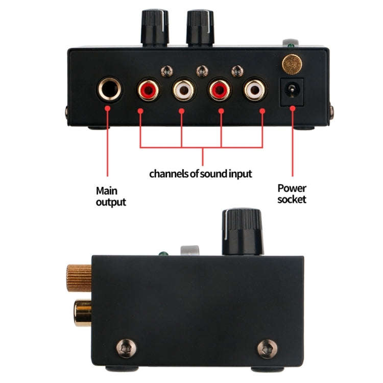 Vinyl Record Player Preamplifier, EU Plug(PP500)