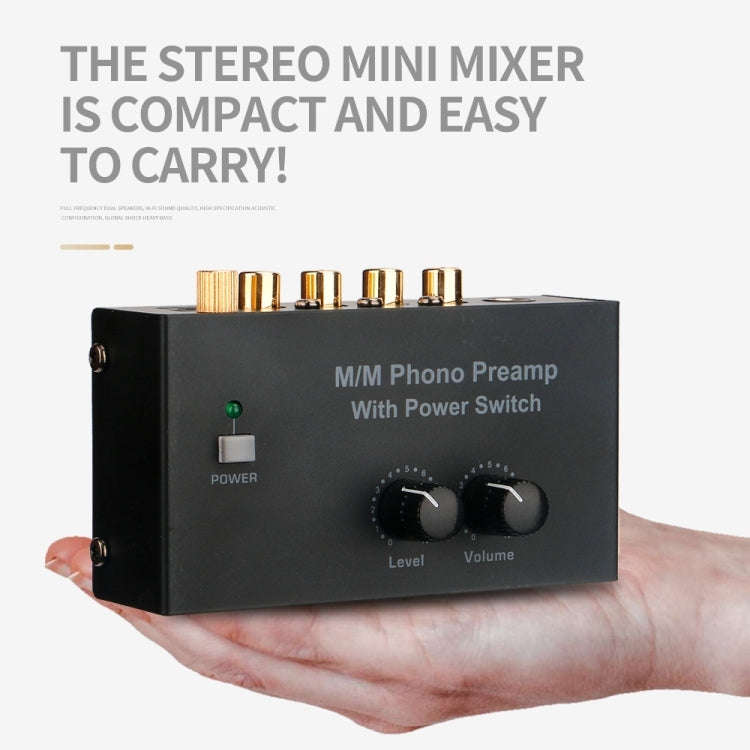 Vinyl Record Player Preamplifier, EU Plug(PP500)