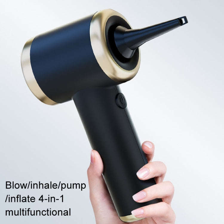Car Vacuum Cleaner Vacuum Blower Dual Purpose Wireless Mini Vacuum Cleaner(Black Gold)