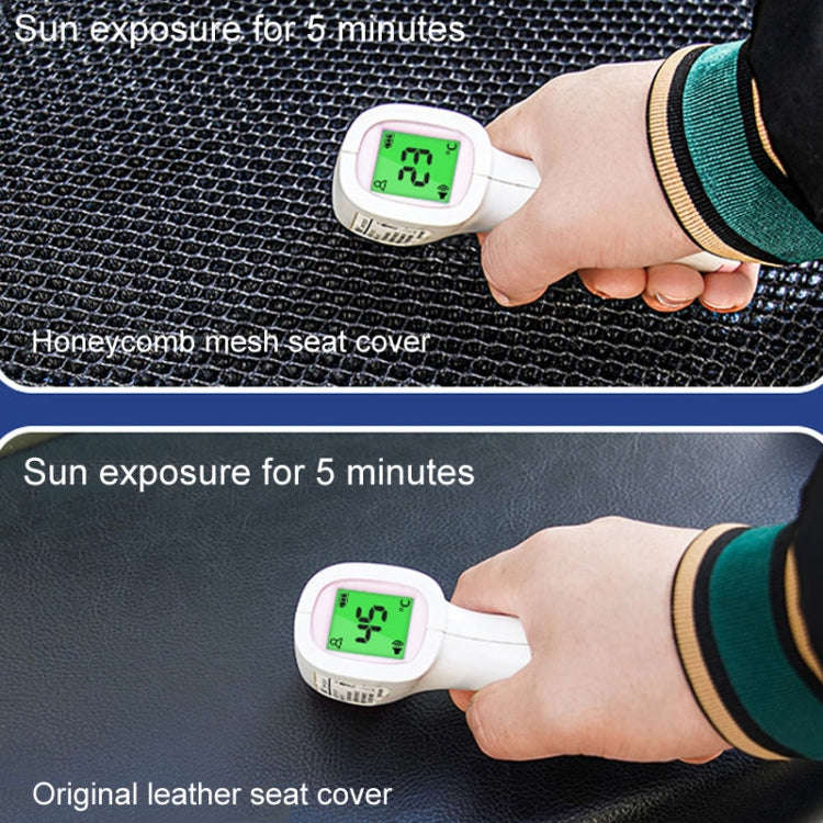 77x55cm Electrical Motorcycle Seat Cover Summer Breathable 3D Mesh Motorcycle Anti-Scald Cushion(...