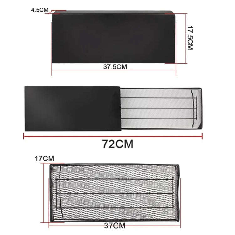 For Small Nespresso OASISWJ Drawer Type 40pcs Coffee Capsule Holder(Black)