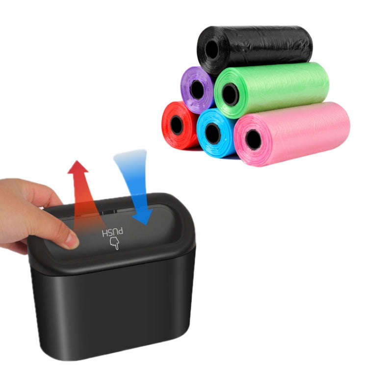 5rolls Thickened Car-Mounted Cleaning Disposable Garbage Bags(Random Color Delivery)