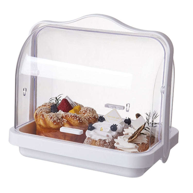 Portable Multi-function Transparent Storage Box Bread Box Bottle Organizer With Dustproof Lid, Sp...