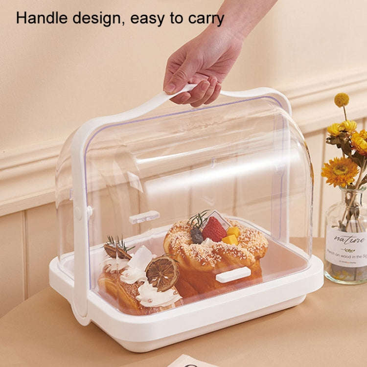 Portable Multi-function Transparent Storage Box Bread Box Bottle Organizer With Dustproof Lid, Sp...