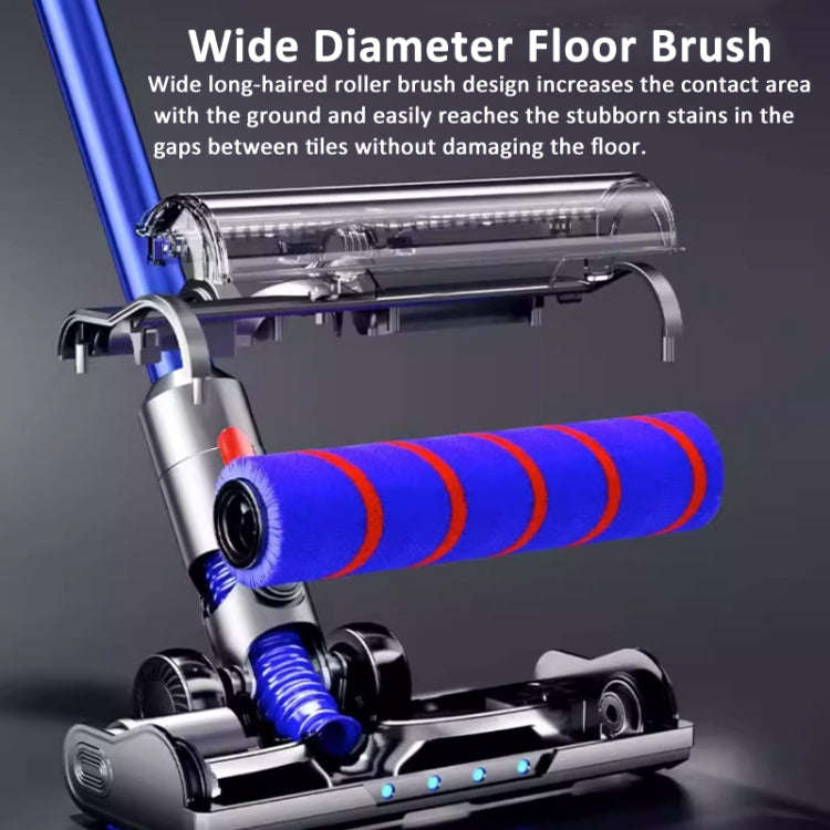 For Dyson V7 V8 V10 V11 V15 V8 Slim Vacuum Cleaner Soft Velvet Floor Brush Head with LED Lighting...